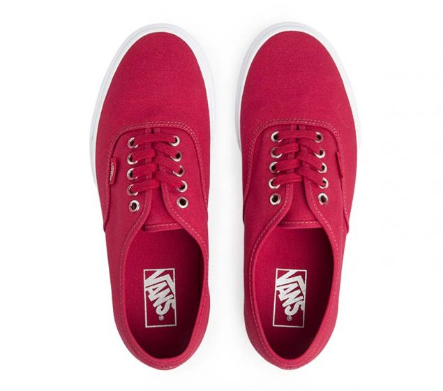 VANS | AUTÉNTICO | (MÚLTIPLES OJALES) | DEGRADADO/CARMESÍ